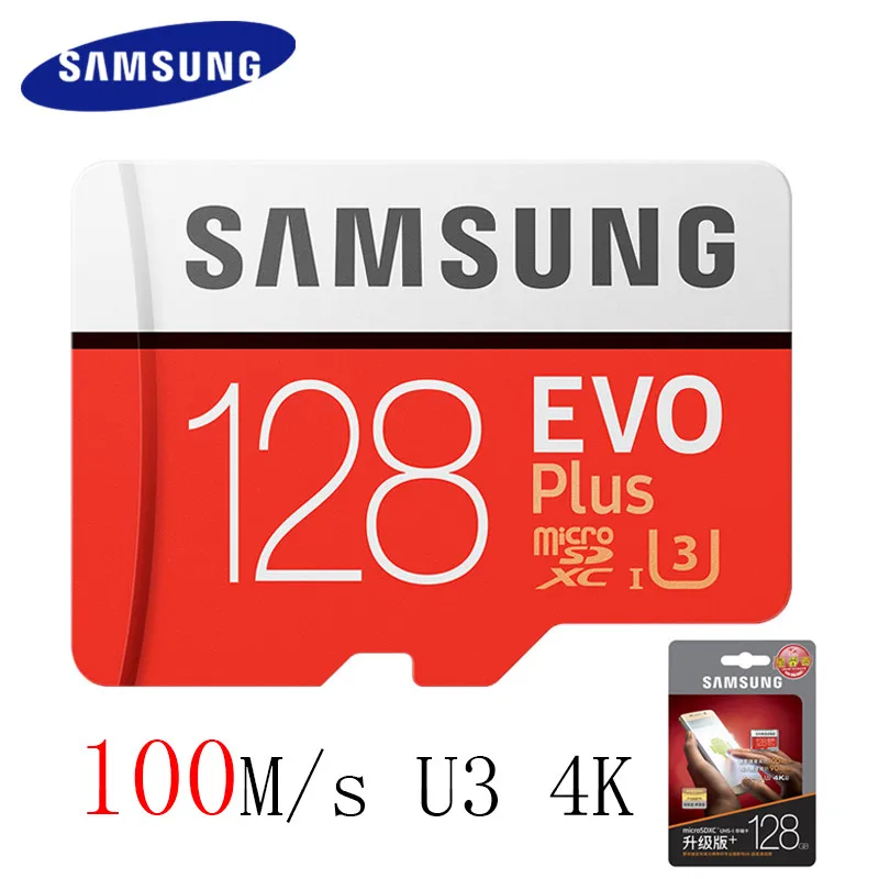 Карта памяти Samsung micro sd 128 Гб 32 64 SDXC EVO + Class 10 C10 TF карты модуль памяти Transflash Microsd картао де memoria