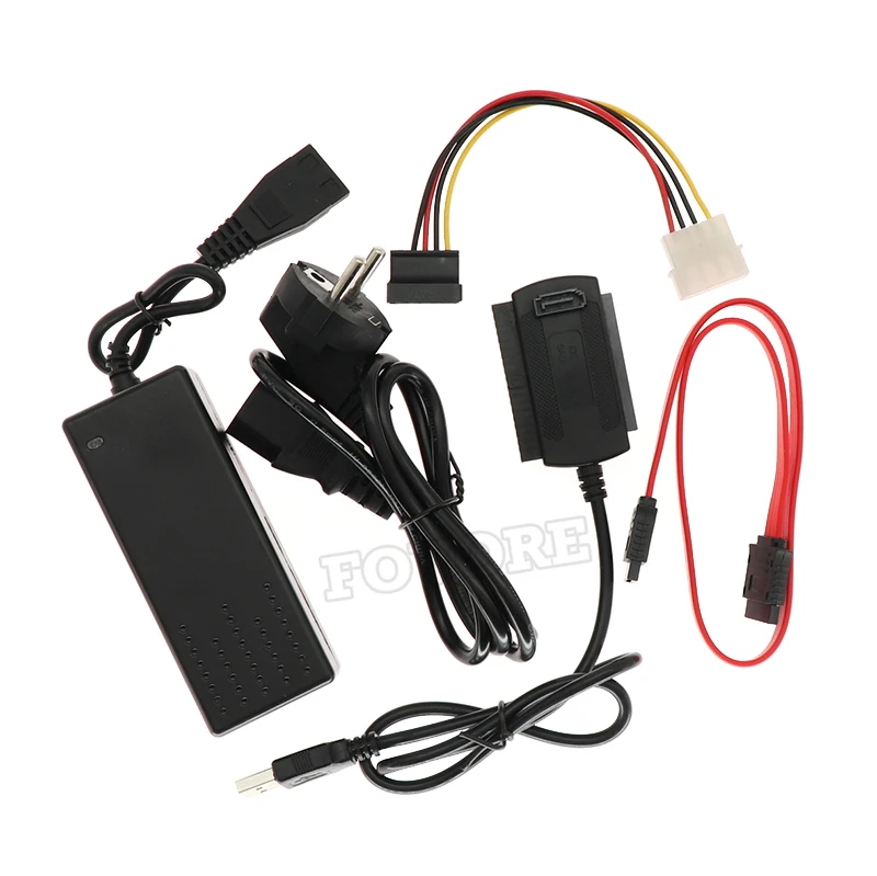1 комплект USB 2 0 для IDE/SATA S ATA 5 &quot3 5&quot HD HDD жесткий диск адаптер конвертер + Мощность