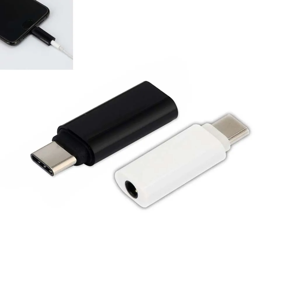 

YuBeter Type C to Audio USB 3.1 USB C to 3.5mm AUX Jack Mini Portable Headset Adapter for Android 6/8 Huawei p20 LeTV 2 Nut pro