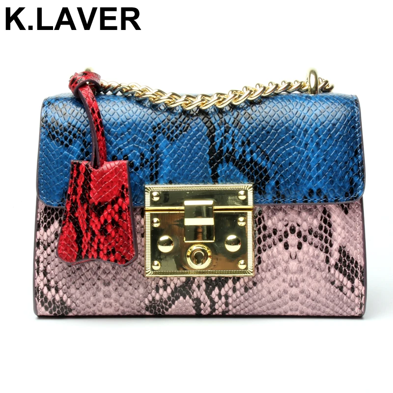 

K.LAVER Women Genuine Leather Shoulder Bag Cowhide Ladies Fashion Crossbody Tote Designer Handbags Purse Women's Messenger Bags