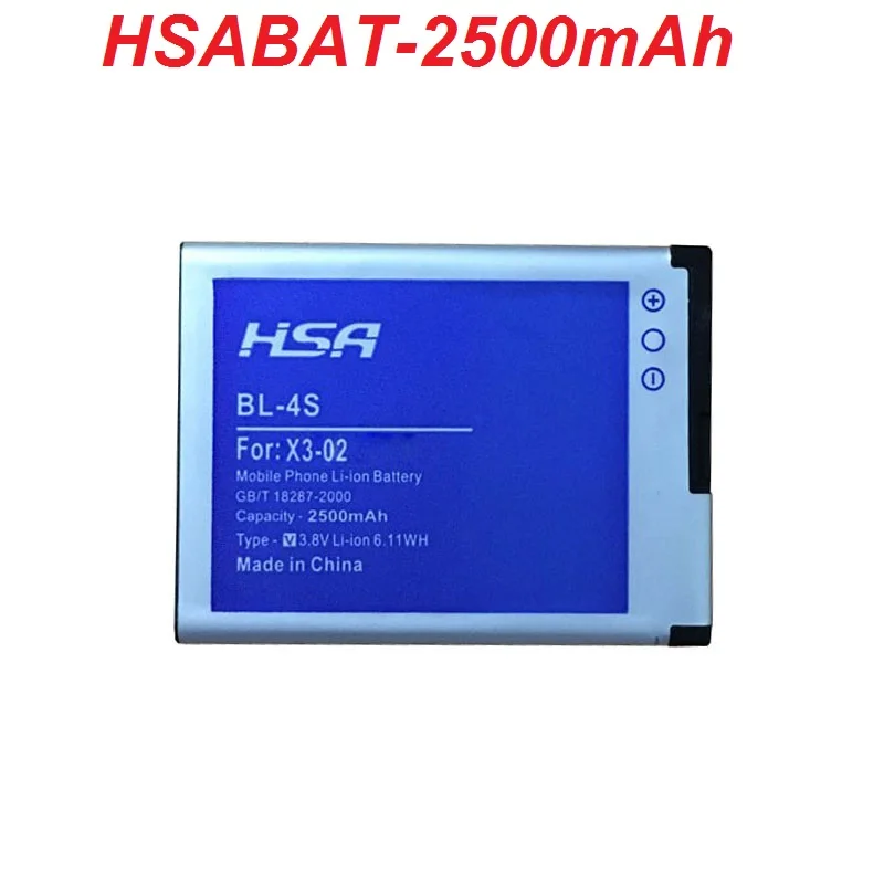 Семейная батарея 2500 мАч для Nokia 2680s 3600s 3602S 3710f 3711 6202c 6208c 7020 7100s 7610c 7610s | Мобильные