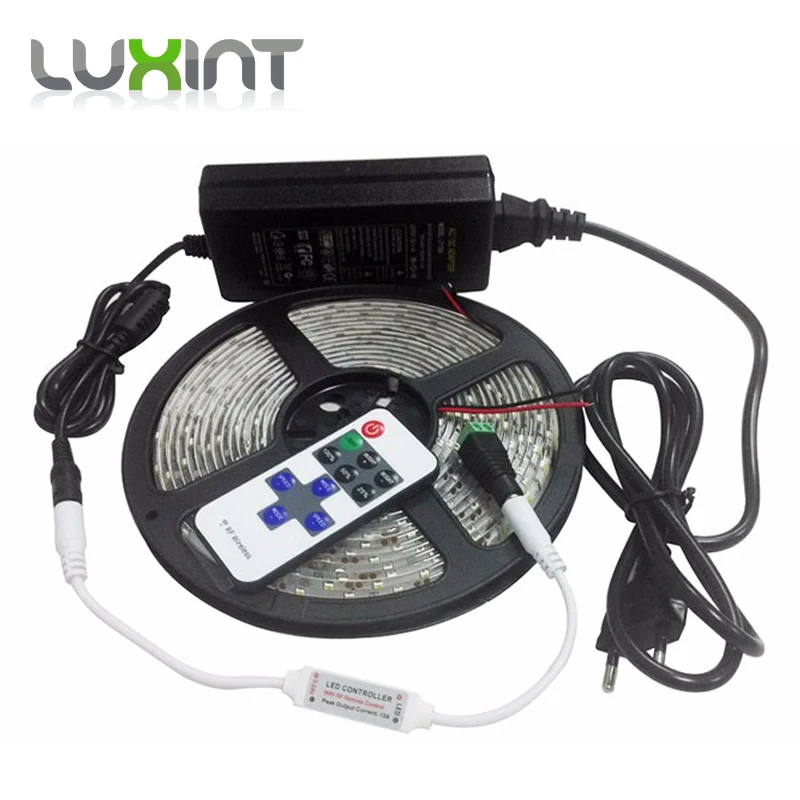 5M led strip 5050 waterproof White lights 300 leds 12v RGB warm white with RF Wireless