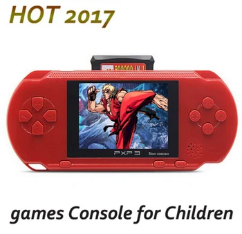 

DHL 3 Inch 16 Bit PXP3 Slim Station Video Games Player Handheld Game +2pcs Game Card Console built-in 999999 Classic Games