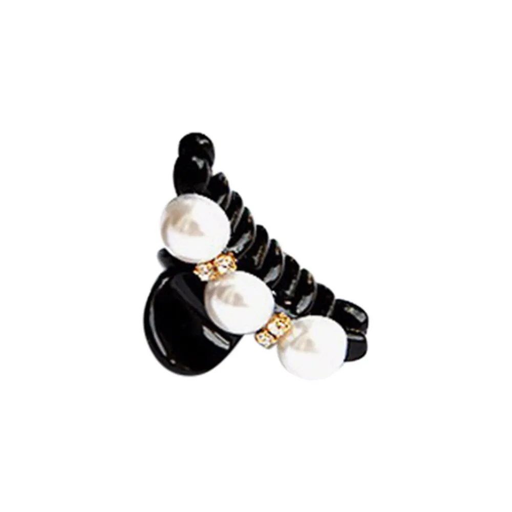 

Women Hairpin White Adult Women Pearl Hair Claws Hairpin Hair Accessories Fashion Plastic z1027
