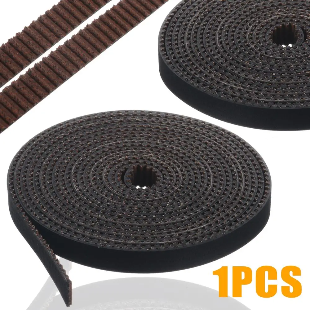 

3D Printer CNC Bearing Parts 6mm GT2 Timing Belt 2M 6mm 2GT RF Fiber Glass Reinforced Rubber Timing Belt