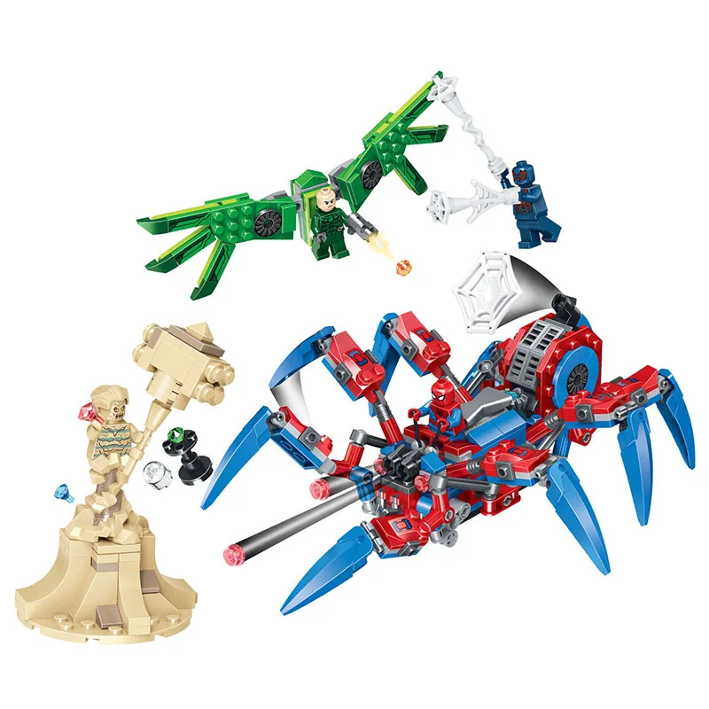 

64023 puzzle building blocks Spider-Man. spider blocks good material safe for children smart toys brick blocks