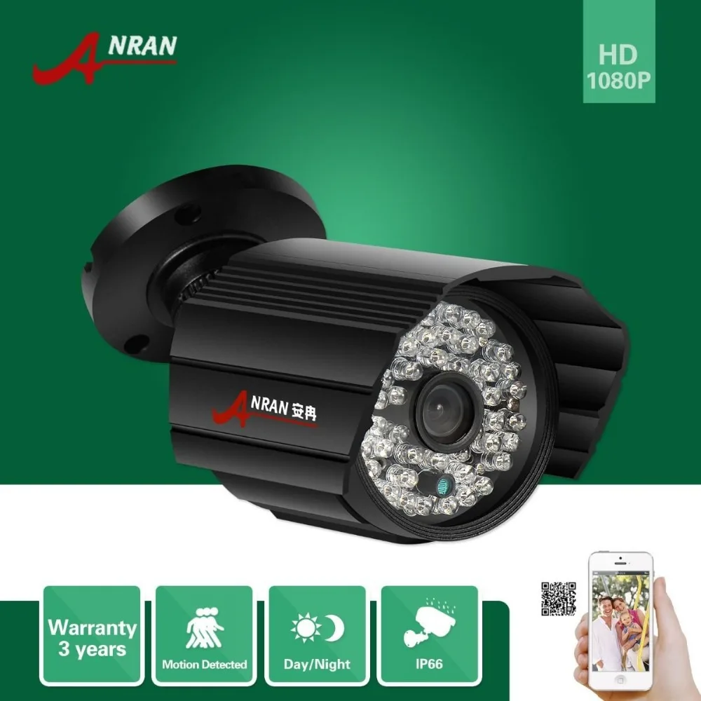 ANRAN CCTV H.264 Onvif 2.0 MegaPixel 1080P Full HD Outdoor Waterproof 48 IR Camera Home Security Video Network IP Camera