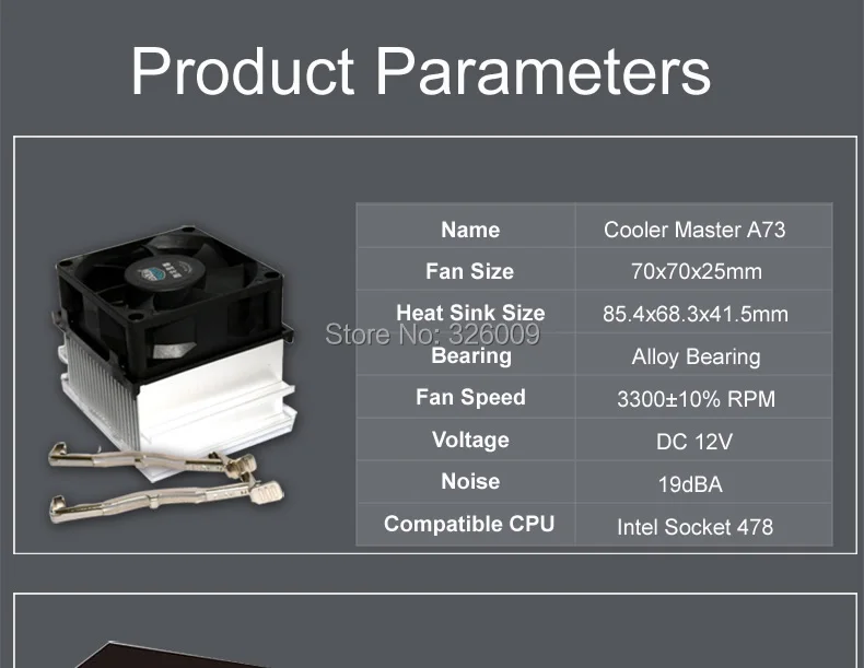 Кулер Cooler Master A73 P80 A50 A93 cpu для Intel 478 775 115X для AMD AM2 AM2+ AM3 FM1 cpu Радиатор 3pin охлаждающий вентилятор cpu тихий