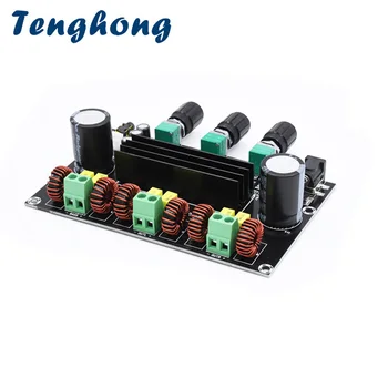 

Tenghong TPA3116D2 Digital Amplifier Board 80W+80W+100W 2.1 Channel Power Audio Amplifier Modules DC12-26V Bass Speaker DIY