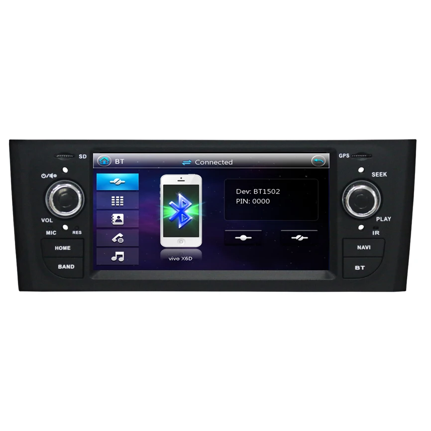 Best 6.1 Inch Car DVD Multimedia Player Stereo For Fiat/Grande/Punto/Linea 2007-2012 Canbus Radio GPS Navigation FM BT 1080P Maps 3