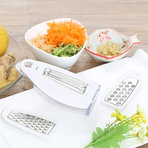 

4in1 Multifunctional container, peeler, wire cutter, grinding machine 14.5*5*6cm