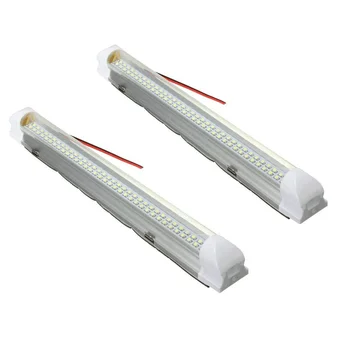 

Universal 12V 72 LED Car Lights Bar Van Cars Interior White Strip Lights Atmosphere Lamp ON OFF Switch Replacement Car Styling