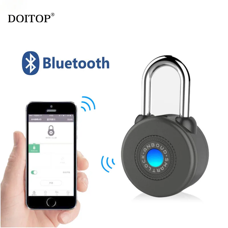 

DOITOP Smart Remote Control For Iphone Samsung Huawei Xiaomi Moto Sony Asus etc Bluetooth Smart Lock phone app unlock For BT 4.0