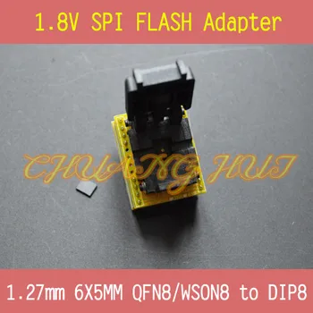 

1.8V adapter for Iphone or motherboard 1.8V SPI Flash 6X5mm WSON8 W25 MX25 can use on programmers such as TL866CS TL866A