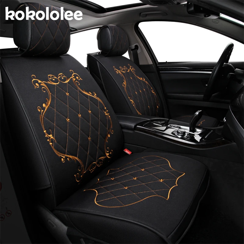 

(Front + Rear) Special car seat covers For Dacia All Models Sandero Duster Logan pink car accessories car cushions car styling
