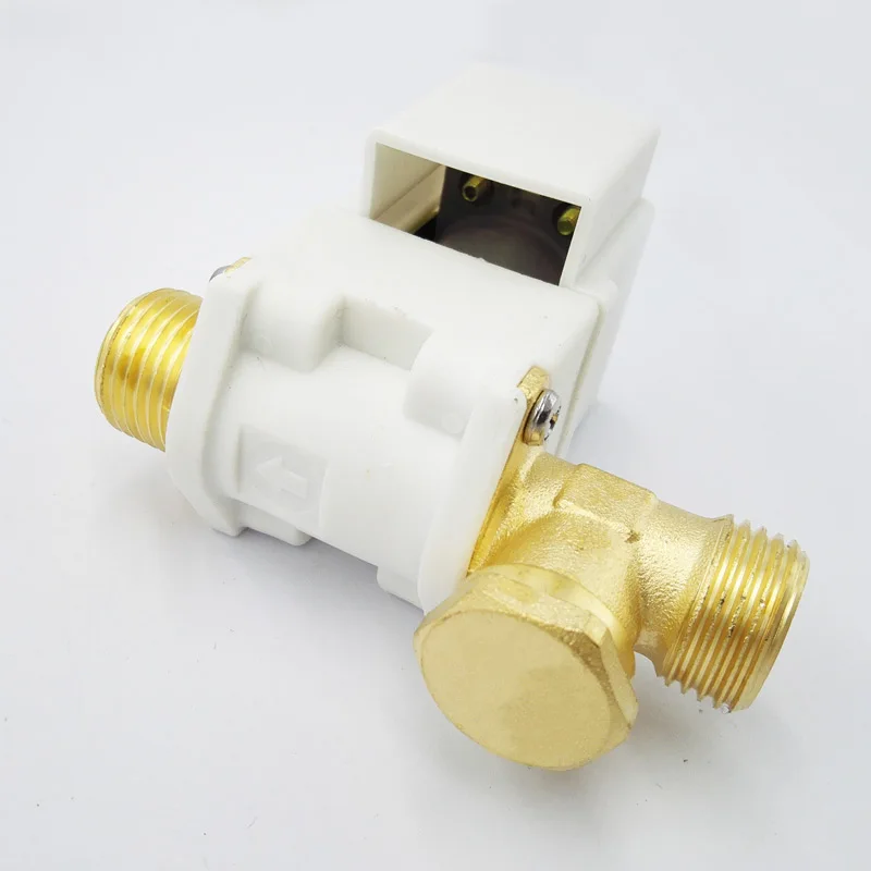 DC 12V 1//2 Male Threaded Normally Closed Electric Solenoid Valve Quick Connect for Solar Water Heater