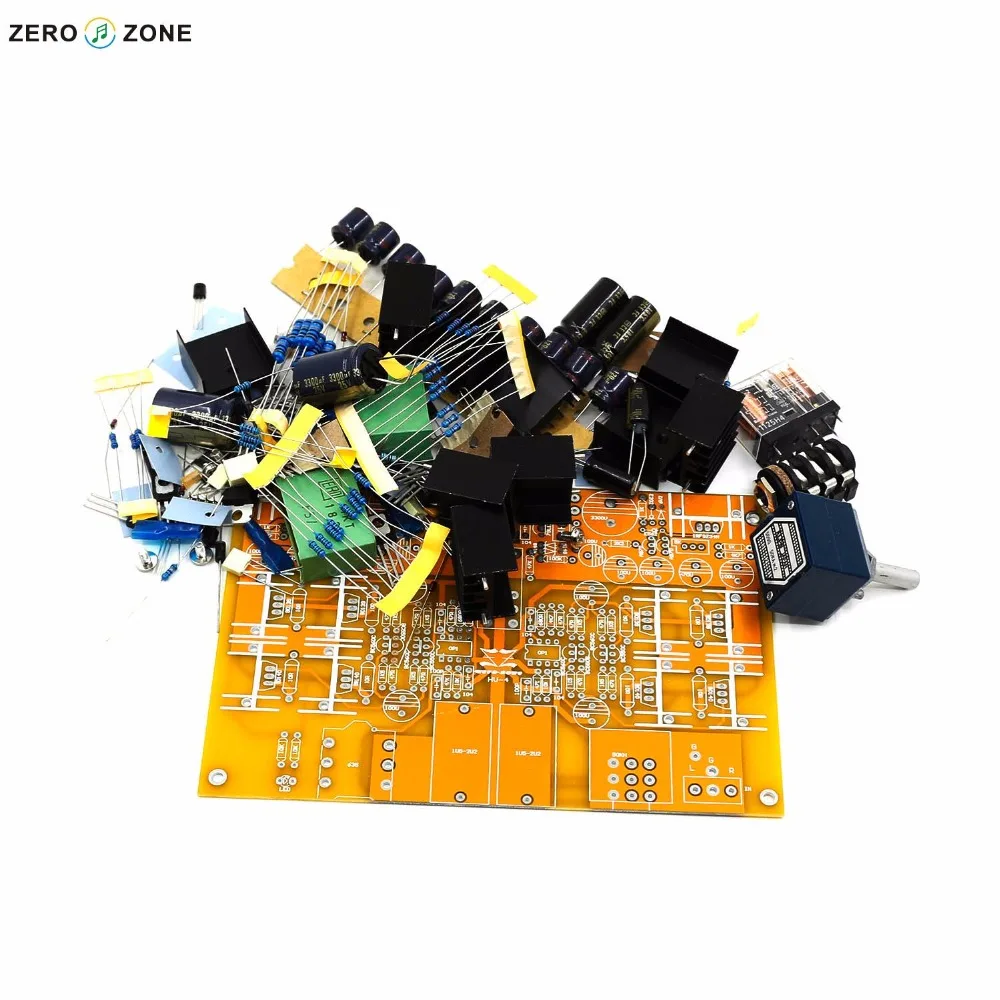 

Soft and delicate HV4 (Lehmann core circuit) headphone power amplifier DIY Kit+with ALPS 27 potentiometer