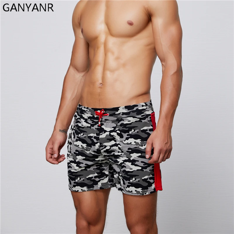GANYANR спортивные мужские шорты для бега Баскетбол атлетические леггинсы футбол