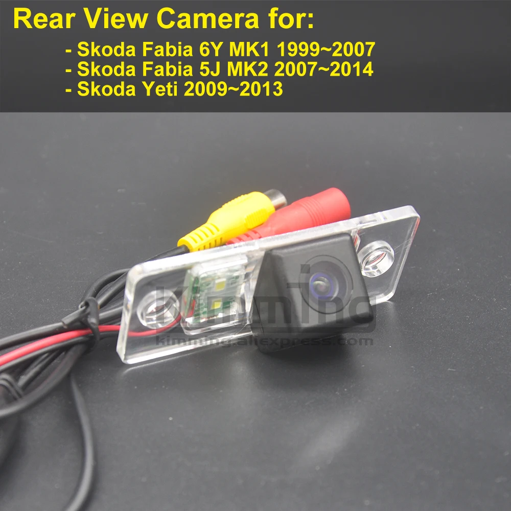 

Car Rear View Camera for Skoda Fabia 6Y MK1 5J MK2 Yeti 1999~2013 Wireless Reversing Parking Backup Camera CCD RCA