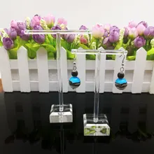 Т акрил Серьги Дисплей стенд ювелирные изделия Дисплей стойки Браслет Стенд психического стойку frame5set(2 шт./компл