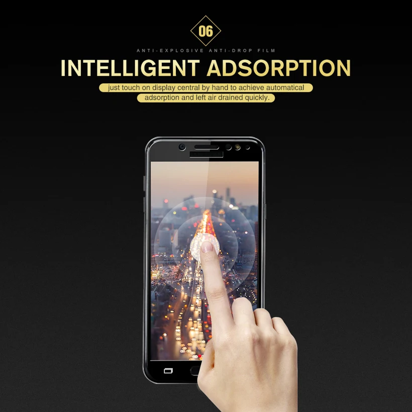 Защитное 3D стекло Uppbo для Samsung Galaxy C7 2017 Pro C7010 закаленное C710F/DS C8 C7100 C7000
