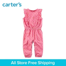Carter’s 1-piece baby children kids clothing girl spring&summer Flutter Floral polka dots Jumpsuit 118H956
