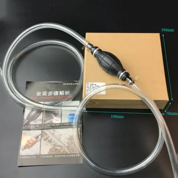 

Car Fuel Gas Pump Petrol Liquid Hand Pump Primer Bulb Water Oil Transfer Pump PVC Syphon 10mm Pipe