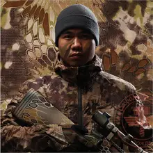 Охотничья тактическая камуфляжная куртка уличная походная одежда для кемпинга Мужская куртка, ветронепроницаемая Водонепроницаемая хлопковая куртка Ghillie