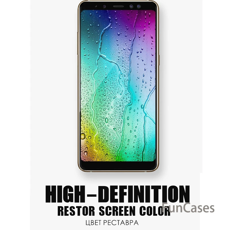 Экран Крышка для samsung Galaxy A7 A6 A8 плюс 2018 J6 J4 Plus J8 чехол закаленное Стекло A5 2017 A6plus 6