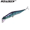 1 pièces leurre de pêche appât dur 11.5cm 10g vairon manivelle Wobblers Peche Bass appâts artificiels brochet carpe leurres FA-214 ► Photo 3/6