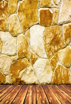 

VinylBDS Digital Printing Kate No Creases Background Backdrops Wood Floor Yellow Bricks Photography Fundos Para Studio Porta