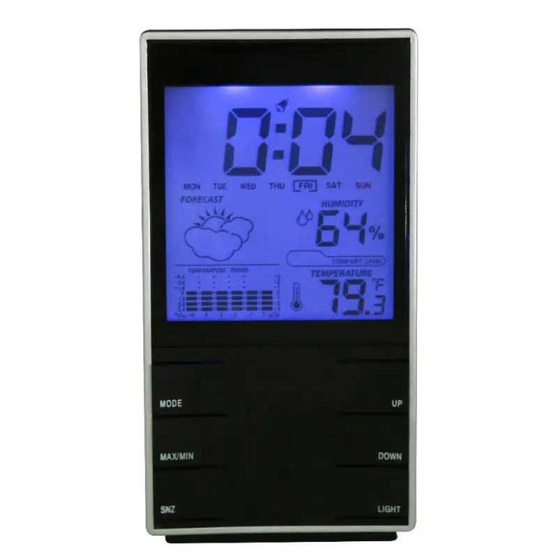 

Weather Station Digital LCD Temperature Humidity Meter Indoor/Outdoor Room Thermometer Hygrometer with sensor Wall Hanging