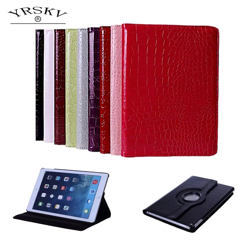 

Case for iPad mini 1 mini 2 mini 3 YRSKV 360 rotating crocodile veins PU Leather Stand Smart sleep Awakening Cover Case