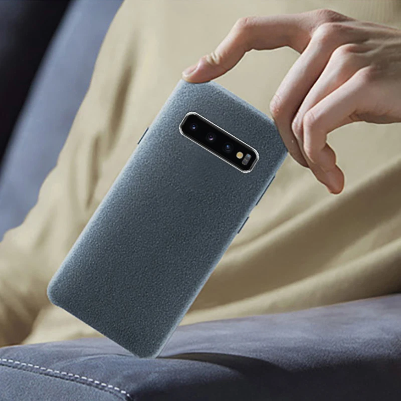 Официальный Оригинальный Стильный чехол для Samsung S10 Plus кожаный Galaxy S10e Lite