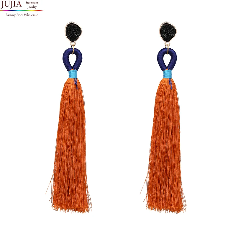 Женские серьги с подвесками JUJIA Эффектные ювелирные изделия оптом|dangling earrings for