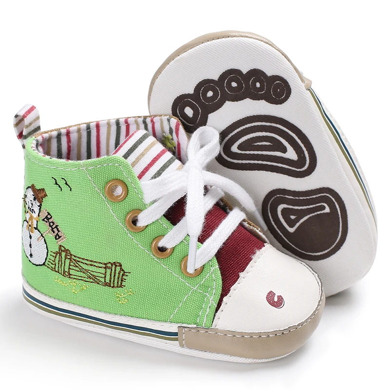 

Cotton Bebe Stripe Booties Newborn Moccasins Soft Sole Baby Sports Sneakers First Walkers Boots Infant Shoes Footwear New Design