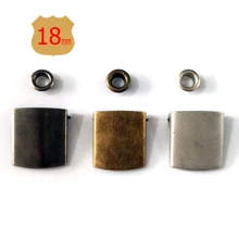 12 комплектов в упаковке Кепка Snapback металлическая Регулируемая пряжка 18 мм с люверсами для вас шаровая Кепка