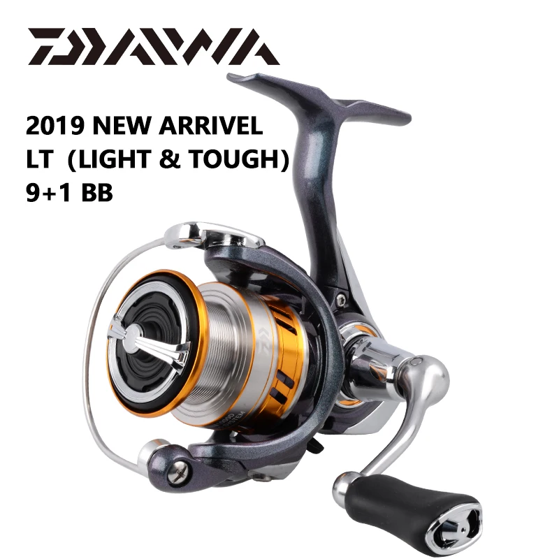 Comprar Carretes giratorios de pesca DAIWA REGAL LT 1000D 2000D 2500D 2500DXH 3000DC 3000DCXH 10BB carrete de aluminio de Rotor de aire