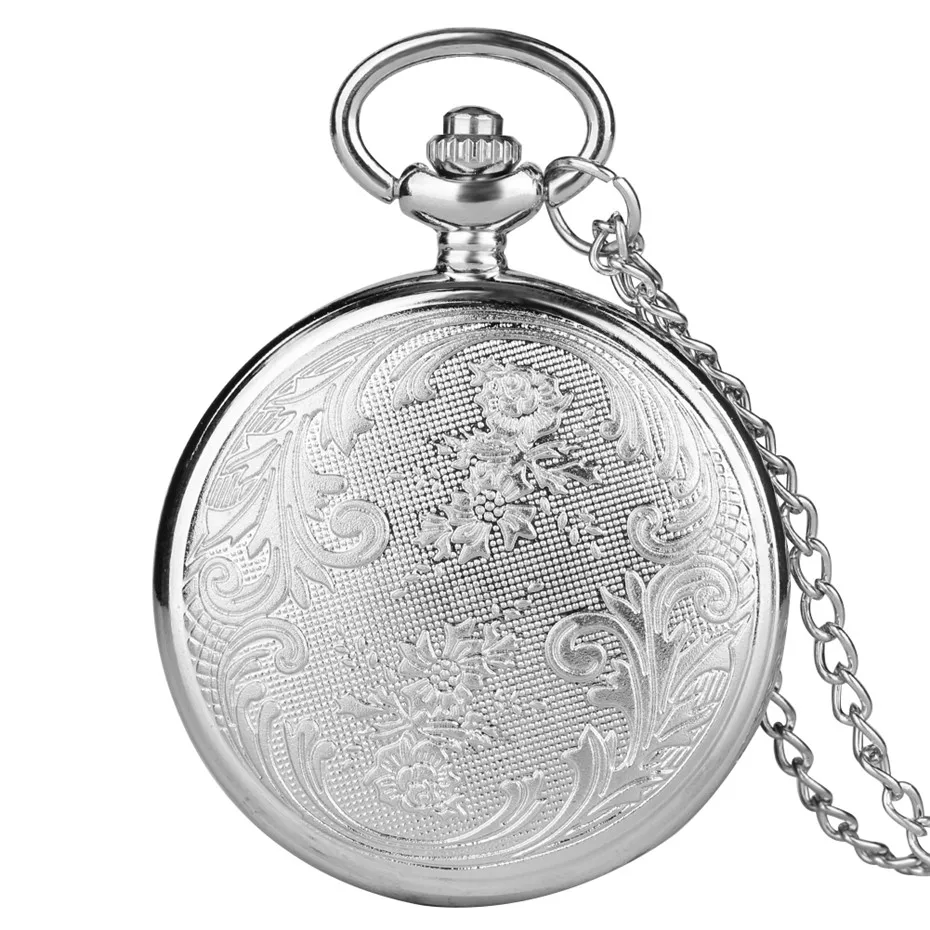 Серебряный/ожерелье из бронзы часы Девы Марии и Иисуса тема кварцевые карманные часы Изысканный кулон цепи для мужчин женщин дропшиппинг