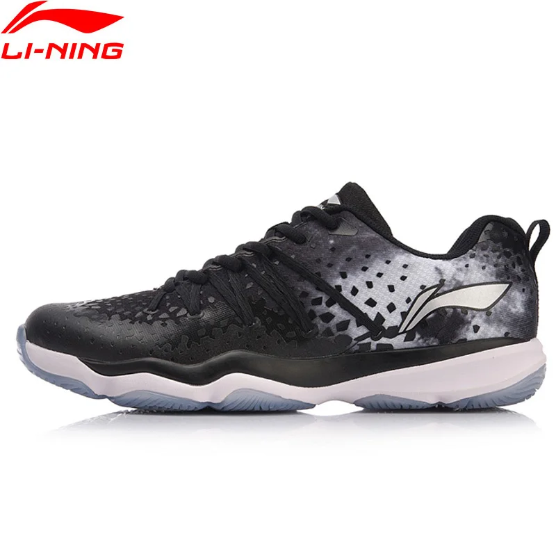 Li-Ning/Мужская обувь для бадминтона, туманность, износостойкая, нескользящая подкладка, спортивная обувь для фитнеса, кроссовки AYTN035 SOND18 - Цвет: AYTN035-2H