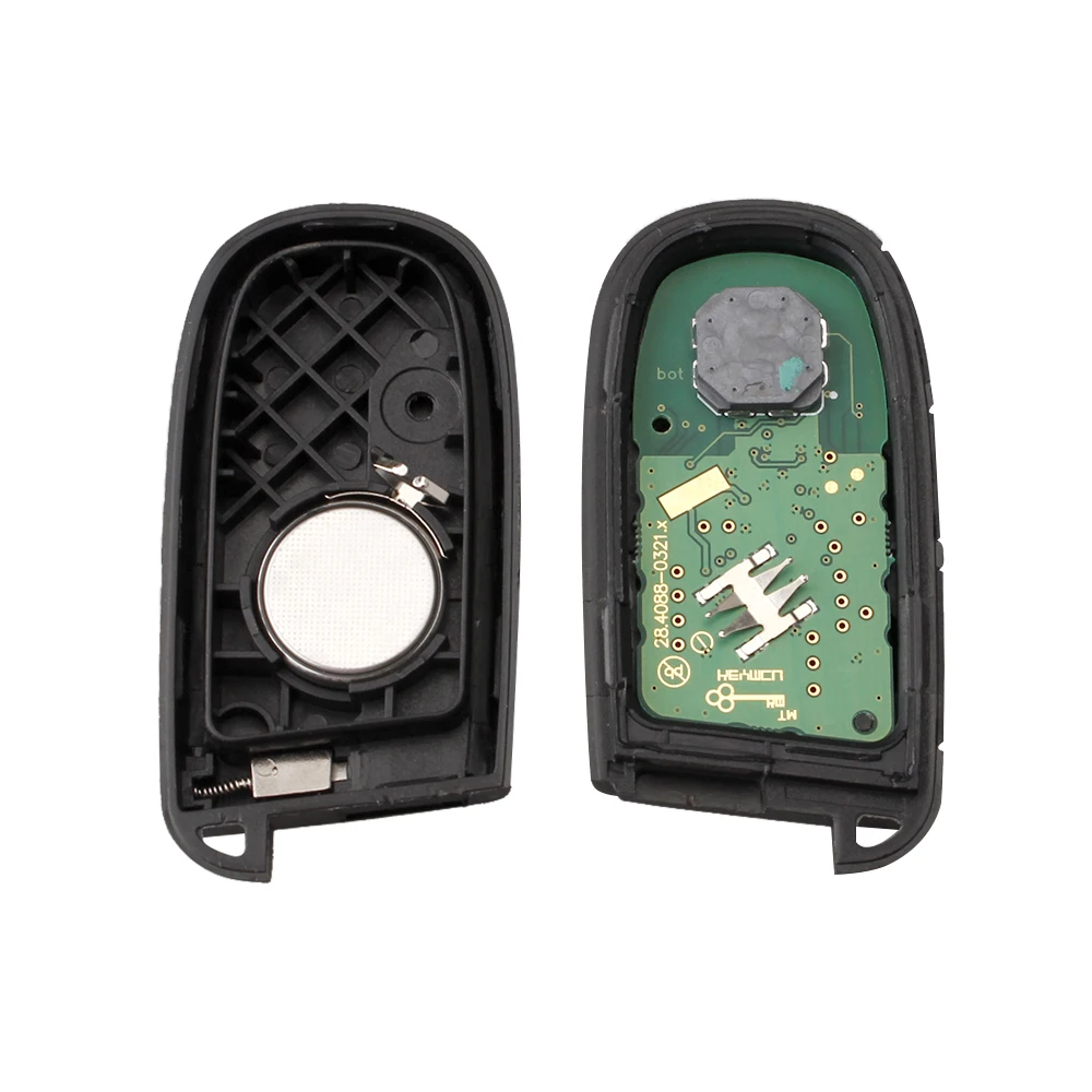 BHKEY 3 кнопки дистанционный Автомобильный ключ для M3N40821302 433 МГц Dodge Jeep Fiat ID46 чип GEN4