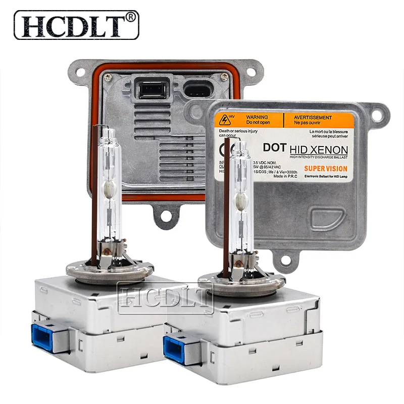 HCDLT Super Bright 35W D8S Xenon HID Kit 55W 5500K D8S HID Xenon Lamp Car Light HID Ballast Xenon D1S D3S D8S HID Headlight Kit (2)