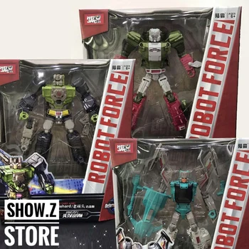 

Weijiang Diehard Champsosaurs Zhuge-Fighter OS Titans Returns Skullcruncher Hardhead & Brainstorm Transformation Action Figure