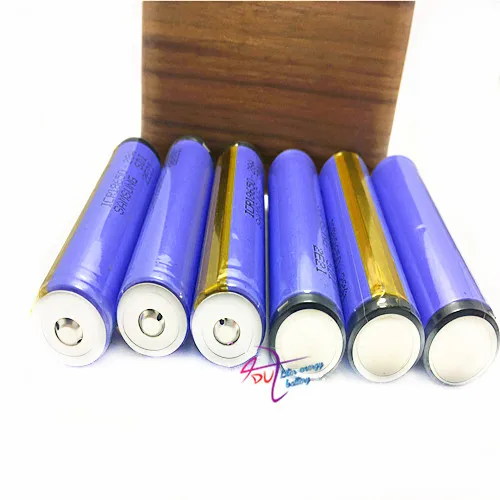 (2 Pz/Lotto 28A Icr18650-28A Sdi 18650 2800 Mah 3.7 V Cellula Di Batteria Pulsante In Alto Con Protetta
