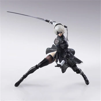 

14cm NieR Automata YoRHa No. 2 Type B 2B fighting action figure PVC toys collection doll anime cartoon model for Christmas gift