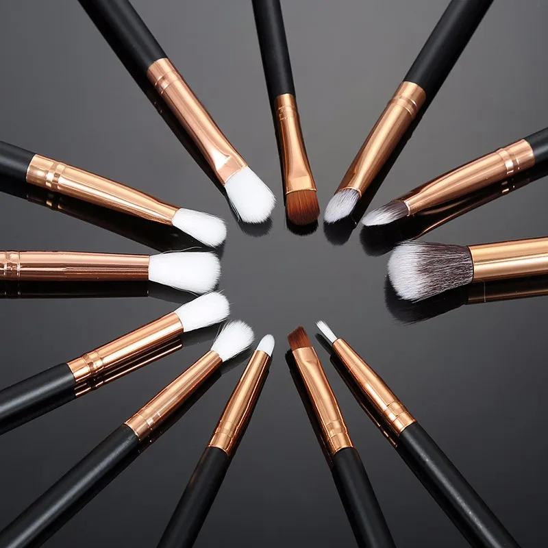 

12pcs Pro Makeup Brushes Set Foundation Powder Eyeshadow Eyeliner Lip Brush Tools Highlighter Makeup Brushes Pincel Maquiagem