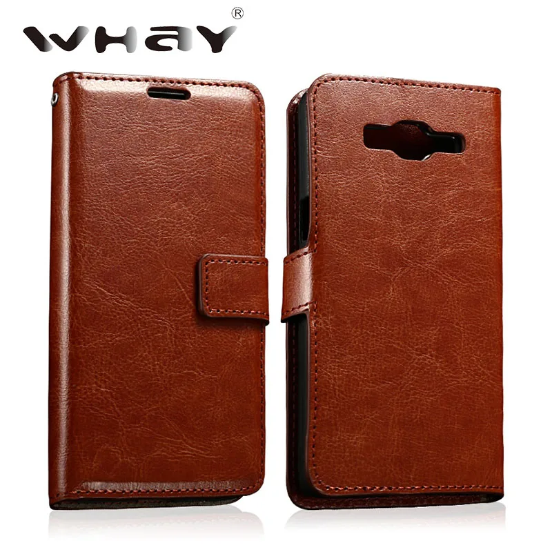 Retro Leather Case For Samsung Galaxy Grand Prime G530 G530H Photo Wallet Flip Stand Cover Case