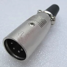 Пара Высокое качество Мужской и Женский XLR разъемы карты четыре-контактный стерео микрофон Canon plug