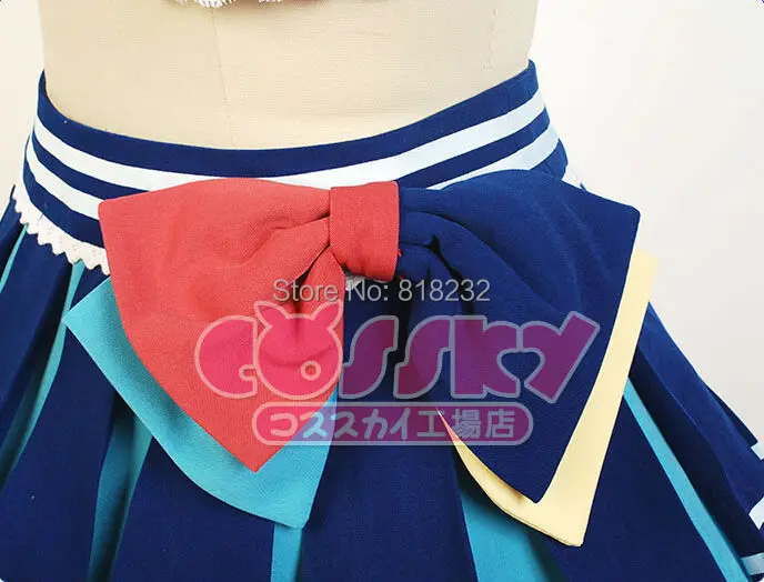 Платье футболка с надписью Love Live School Idol Project Sonoda Umi Cheerleader униформа костюмы для