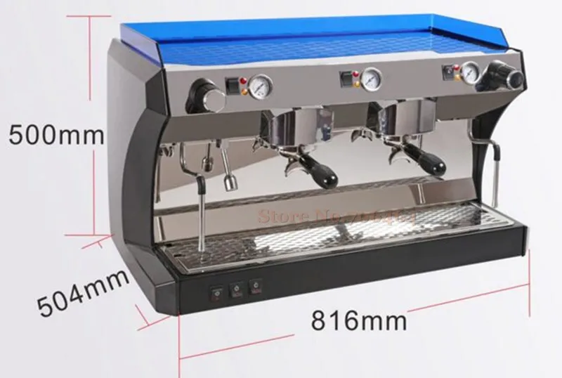Одноместный& 2 группа полуавтоматическая Коммерческая daul термо-блок эспрессо кофе машина 15 бар капучино